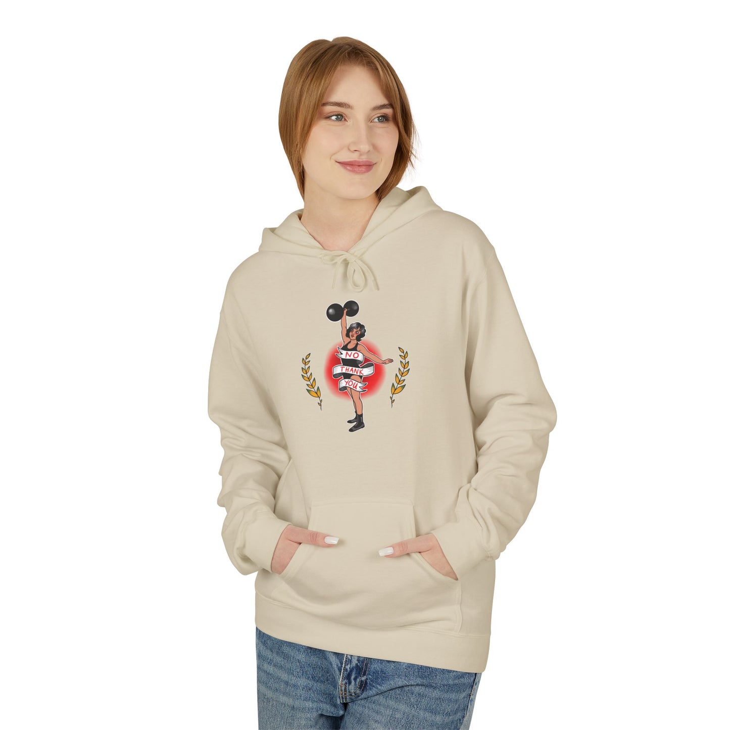No Thank You - Unisex Softstyle Hoodie