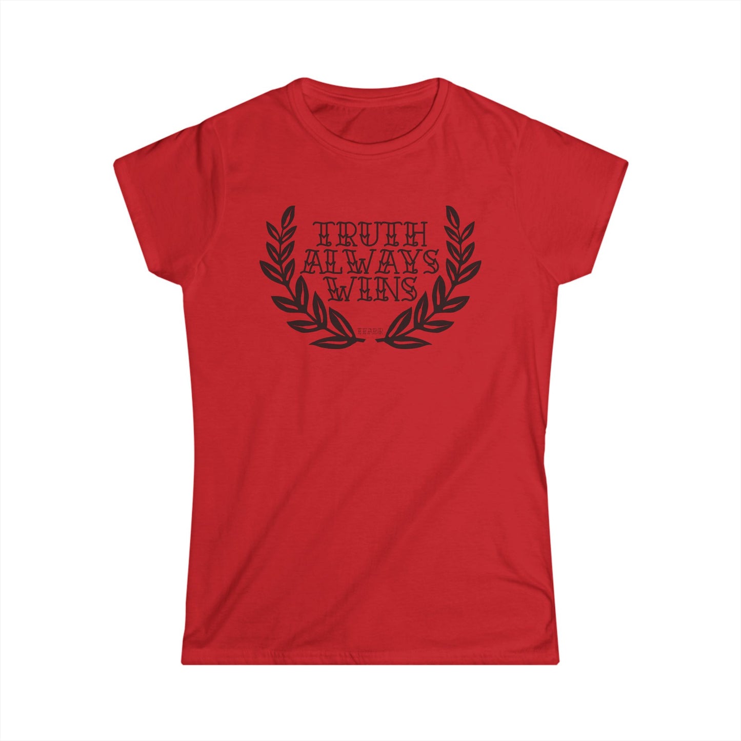 LOGO Truth Wins - Women's Softstyle Tee
