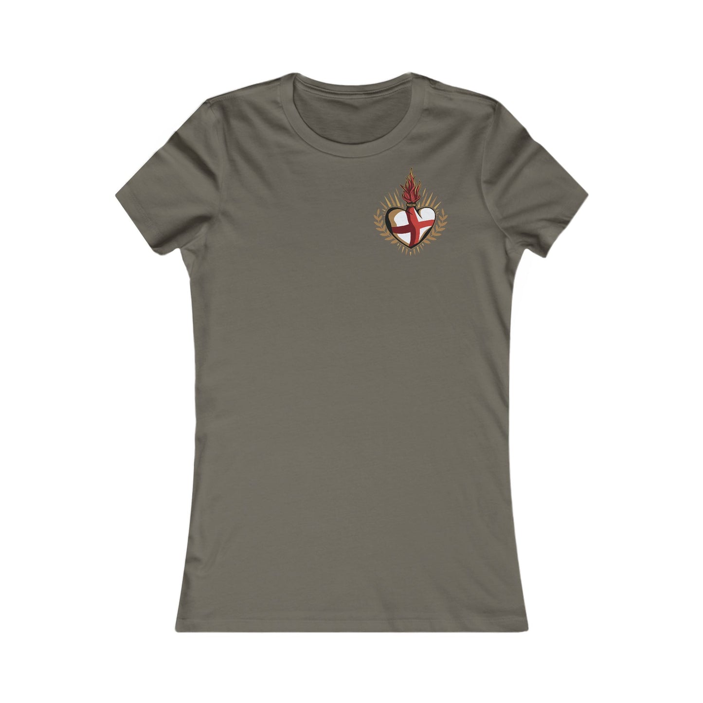 England Ladyfit Top (Left Chest)
