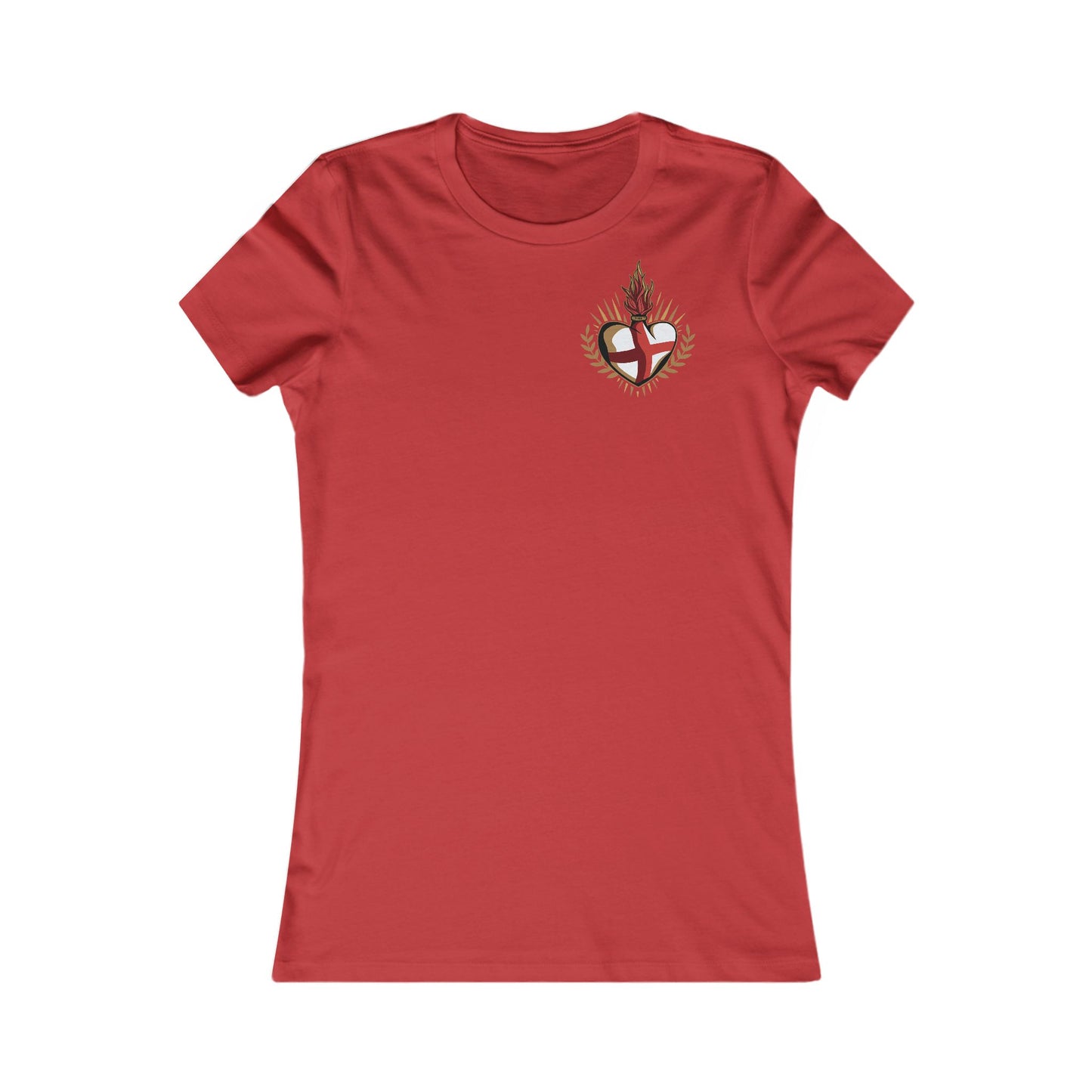 England Ladyfit Top (Left Chest)