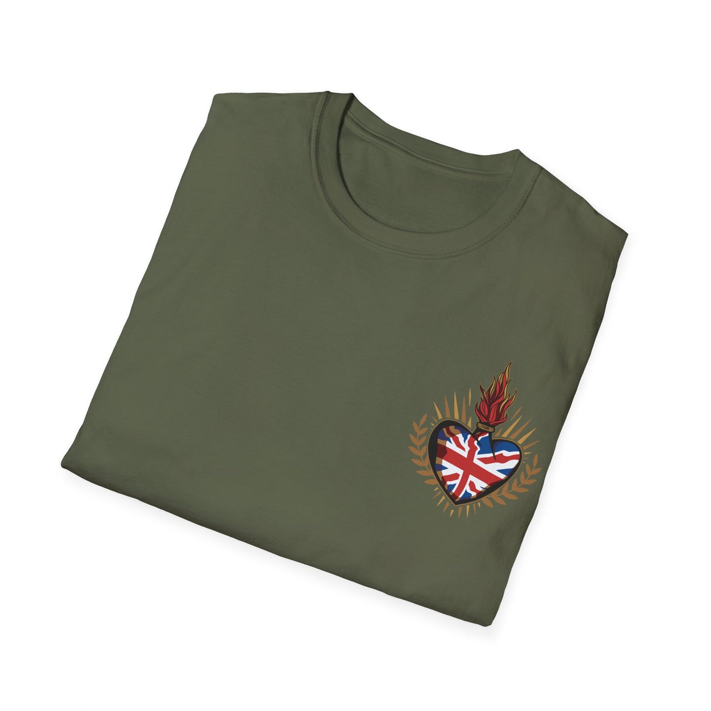 Union Jack T-Shirt (Left Chest)