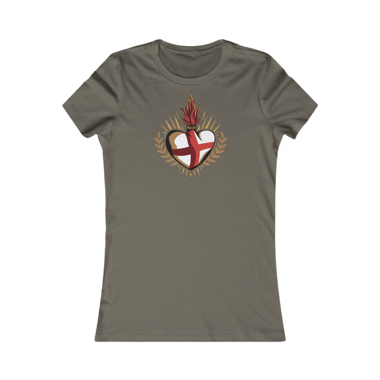 England Ladyfit Top (Front&Back)