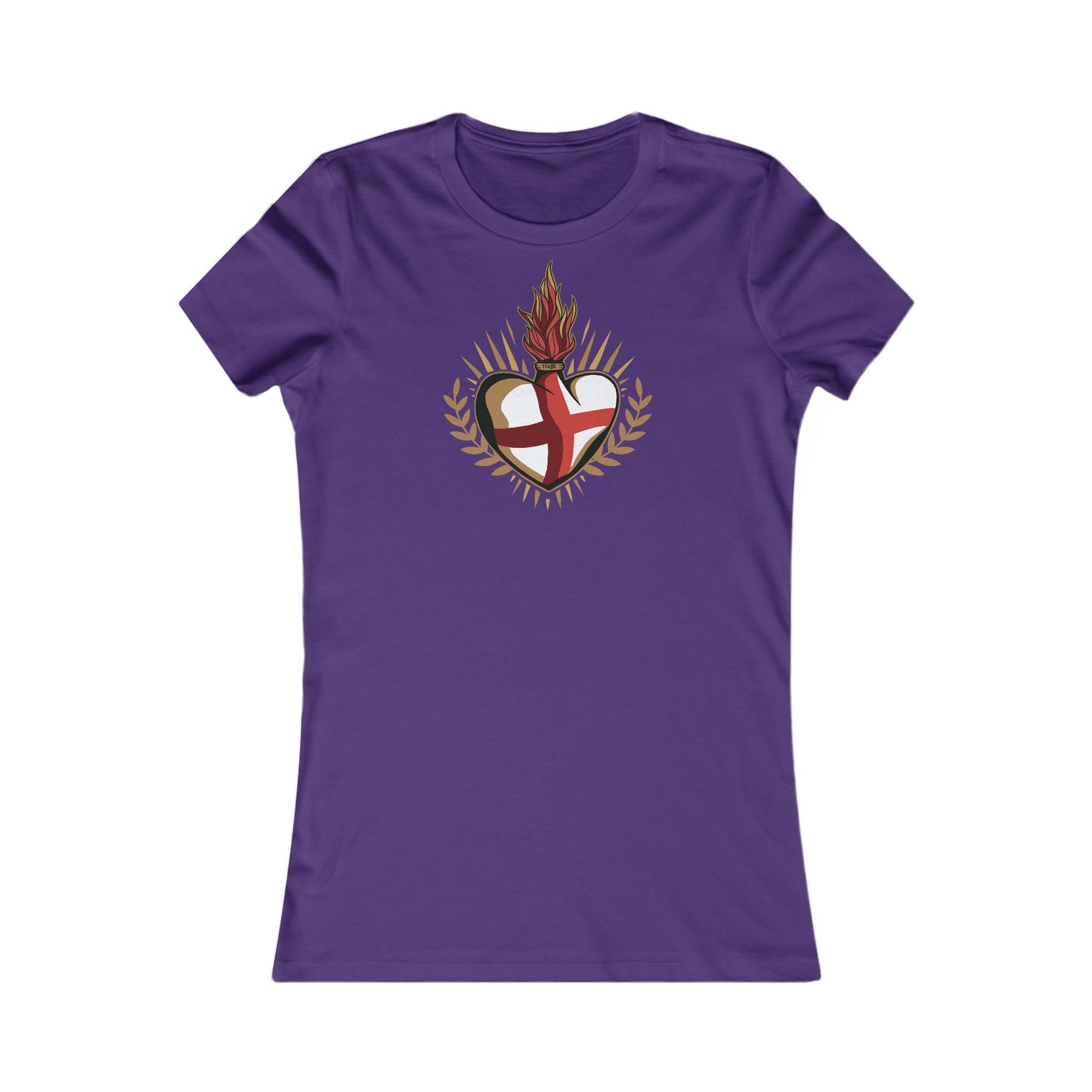 England Ladyfit Top (Front&Back)