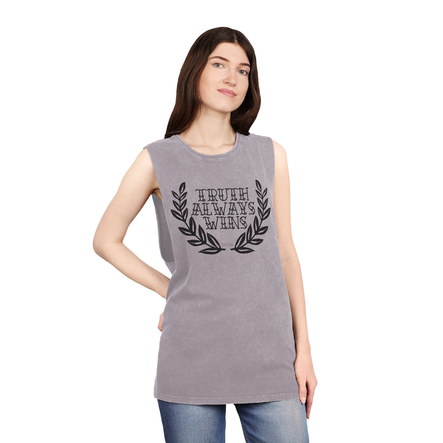 Truth Wins - Unisex Stonewash Tank Top