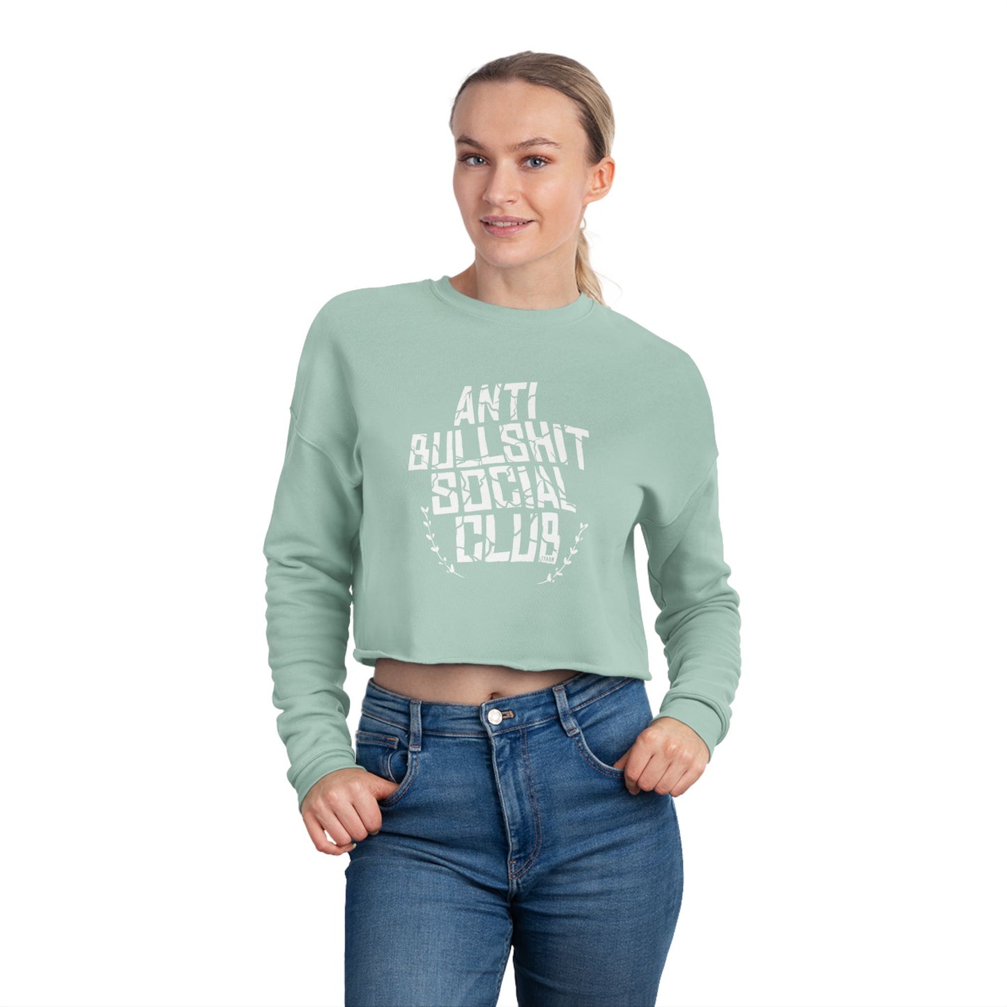 Anti BS Social Club - Women's Cropped Sweatshirt