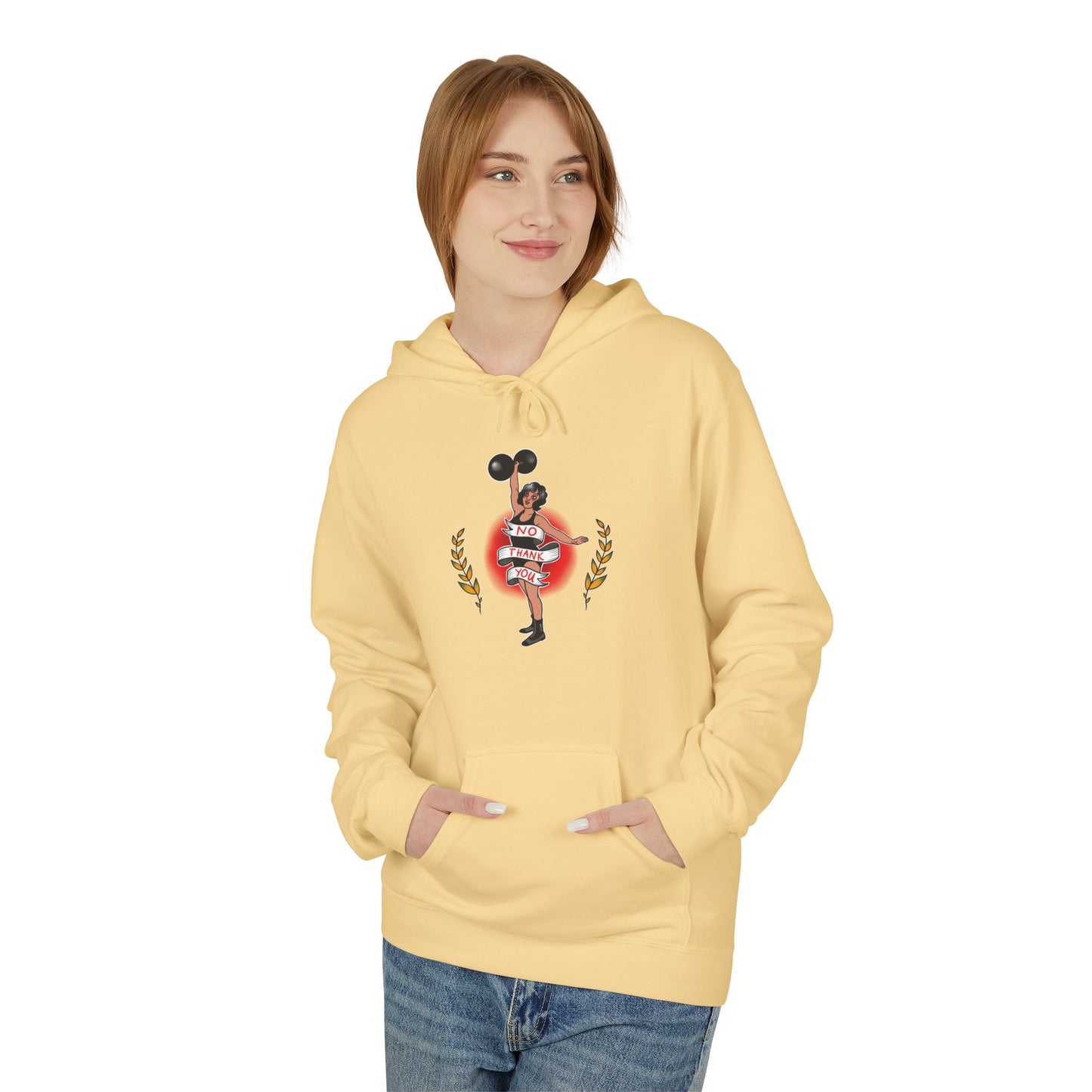 No Thank You - Unisex Softstyle Hoodie