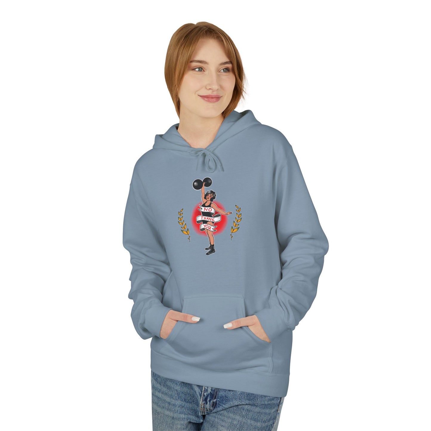 No Thank You - Unisex Softstyle Hoodie