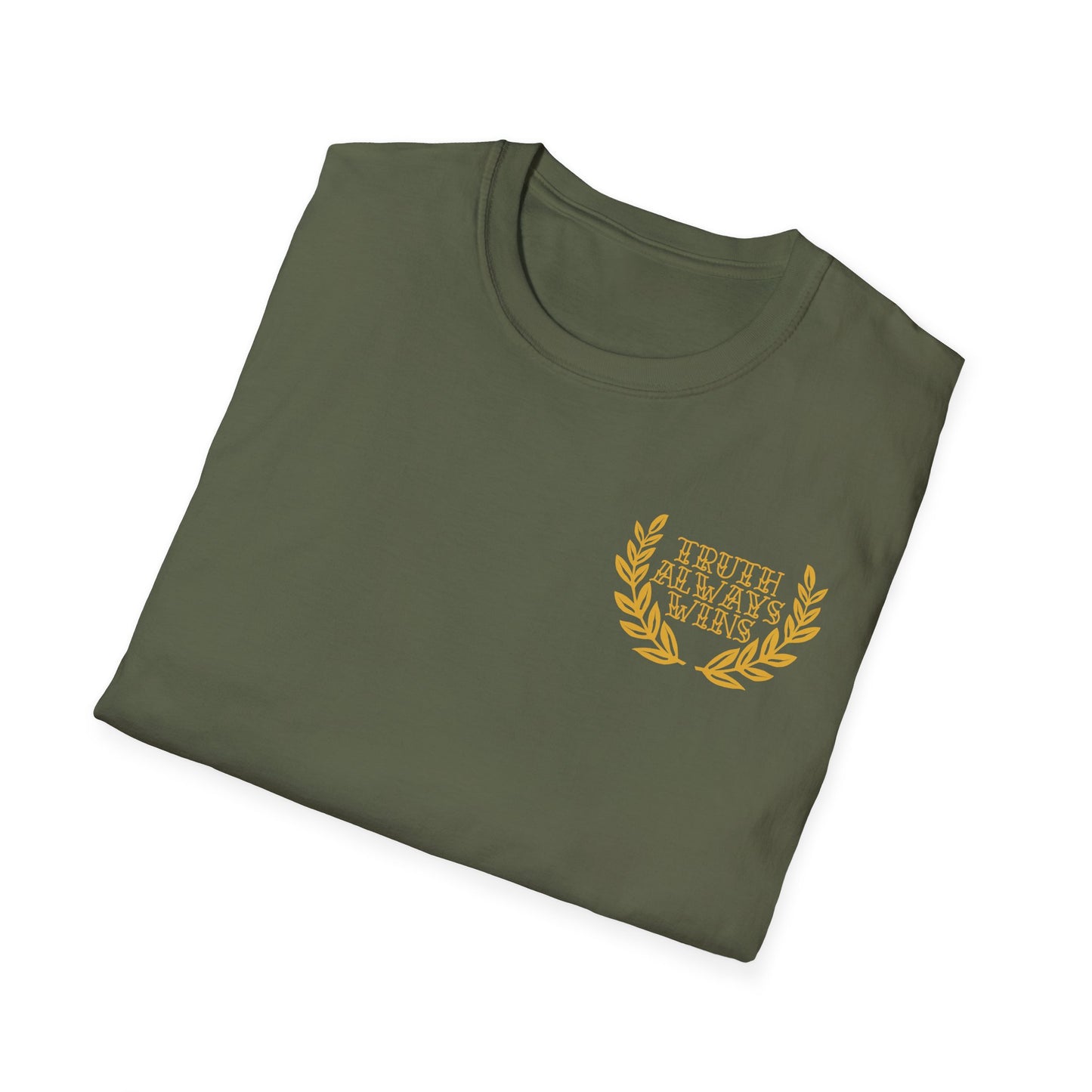 Truth Wins - Unisex Softstyle T-Shirt (Front&Back).