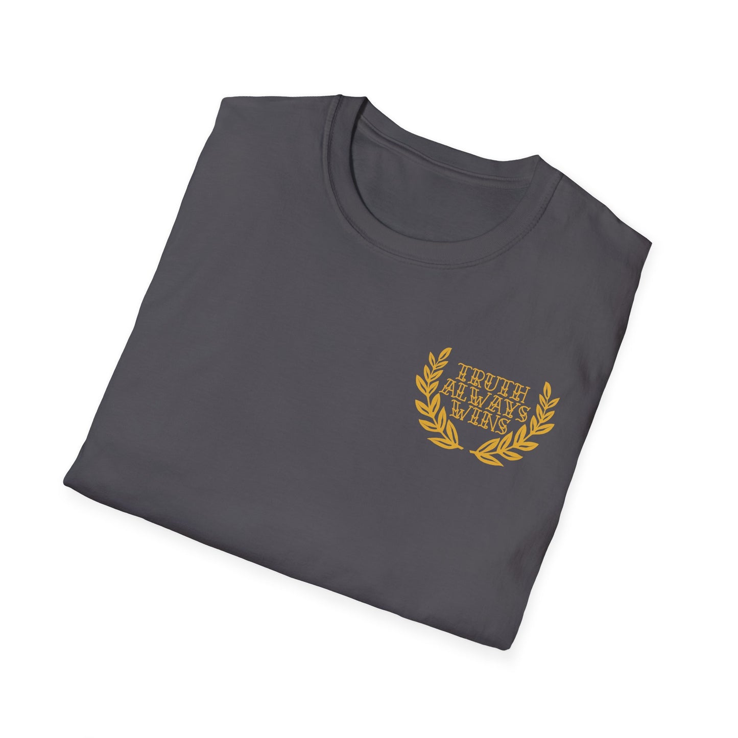 Truth Wins - Unisex Softstyle T-Shirt (Front&Back).