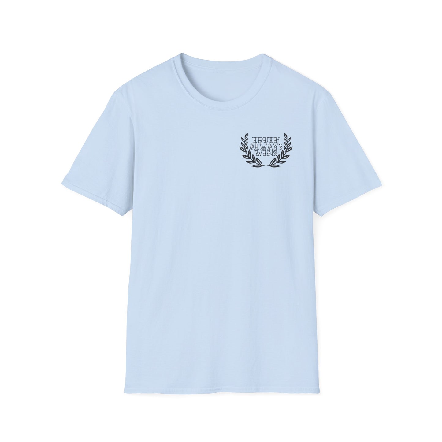 Truth Wins - Unisex Softstyle T-Shirt (Front&Back).