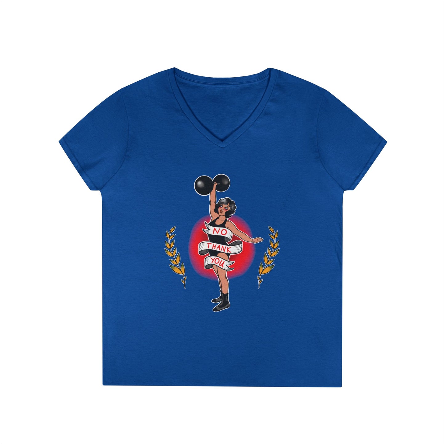 No Thank You - Women’s V-Neck T-Shirt