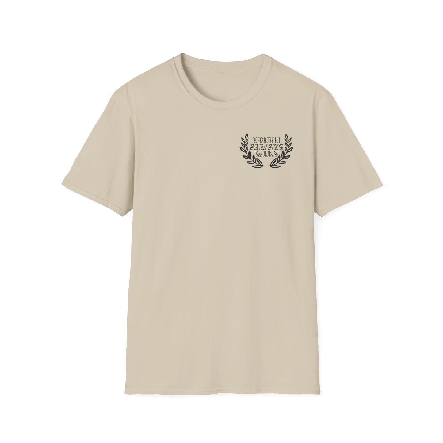 Truth Wins - Unisex Softstyle T-Shirt (Front&Back).