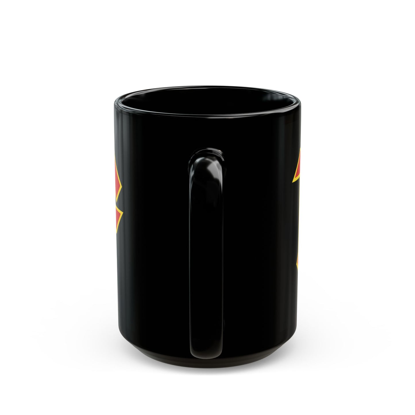 TE / RF Black ceramic Mug 11oz & 15oz