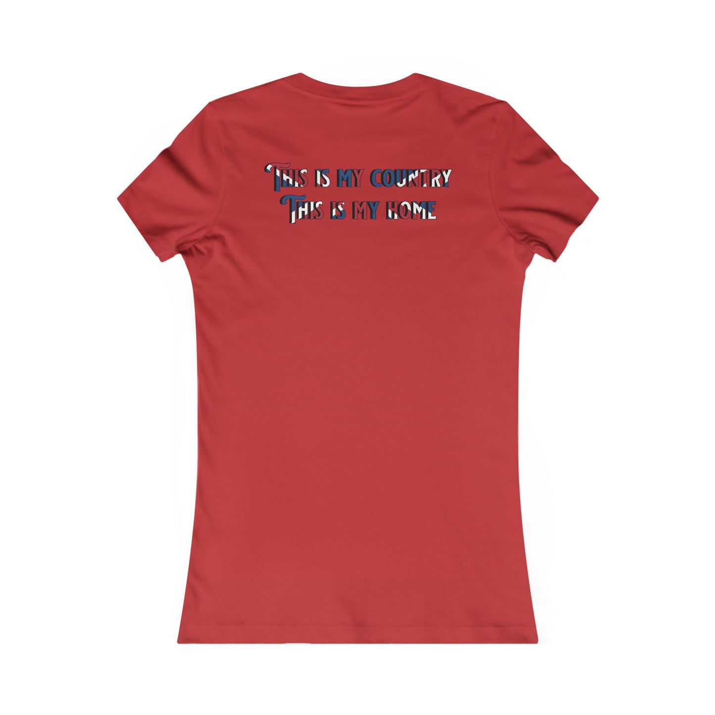 Union Jack Ladyfit Top (Front&Back)
