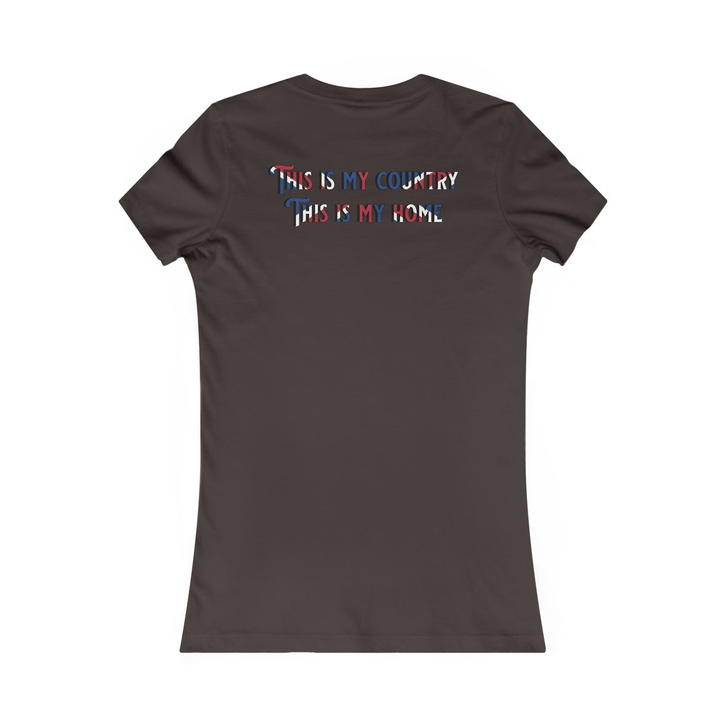 Union Jack Ladyfit Top (Front&Back)