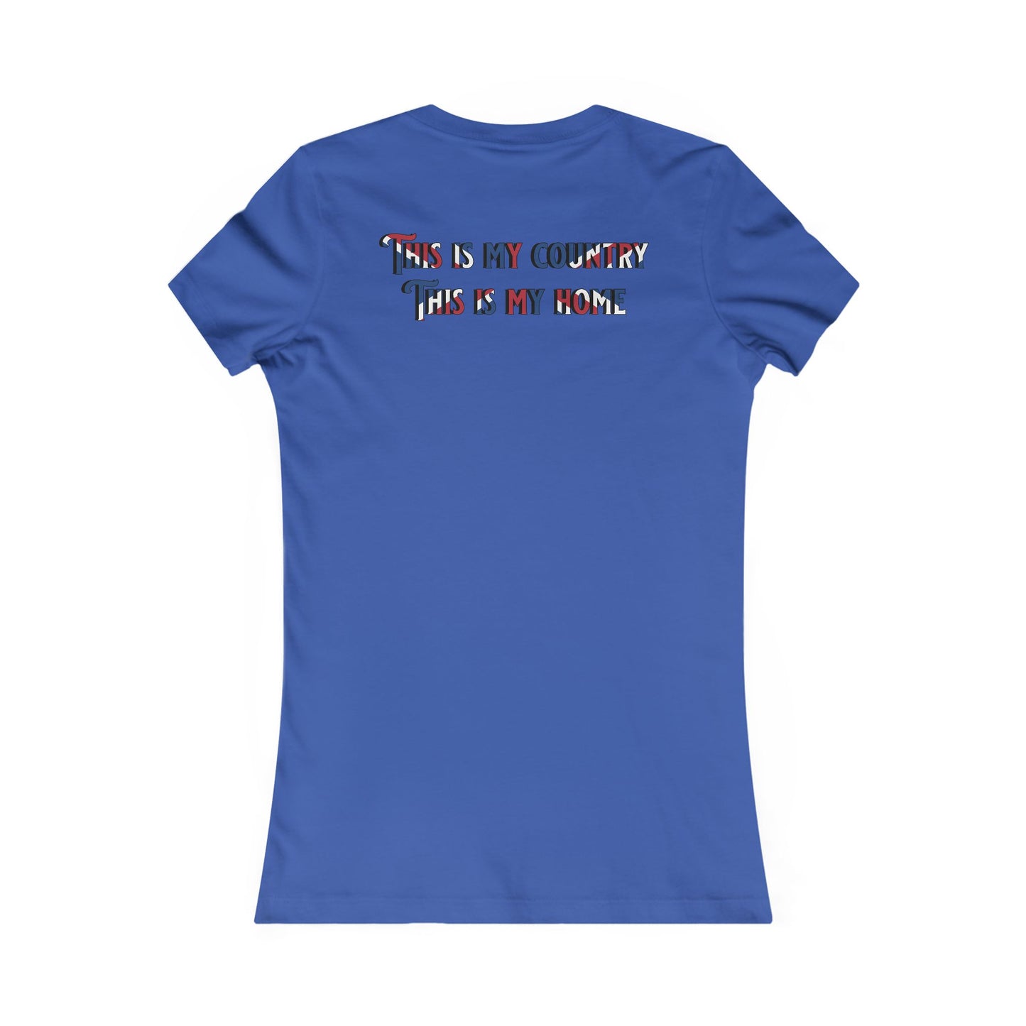 Union Jack Ladyfit Top (Front&Back)