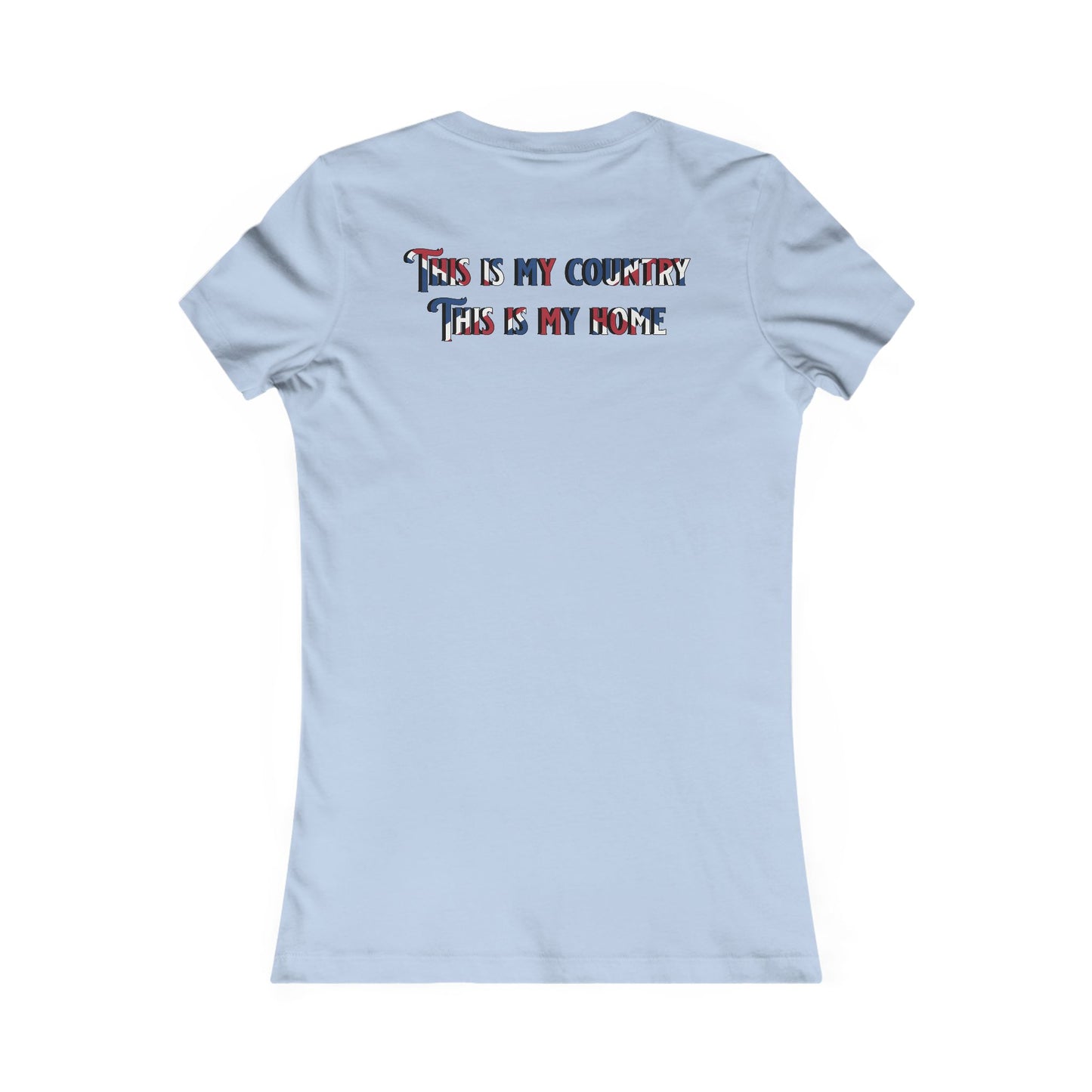 Union Jack Ladyfit Top (Front&Back)