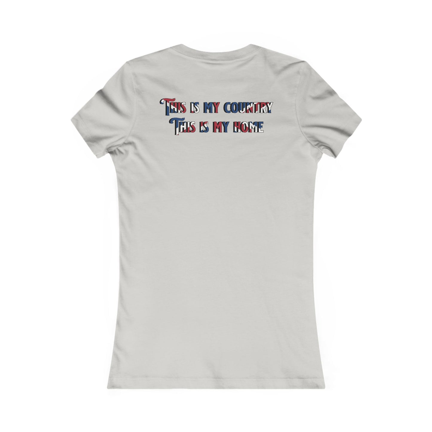 Union Jack Ladyfit Top (Front&Back)