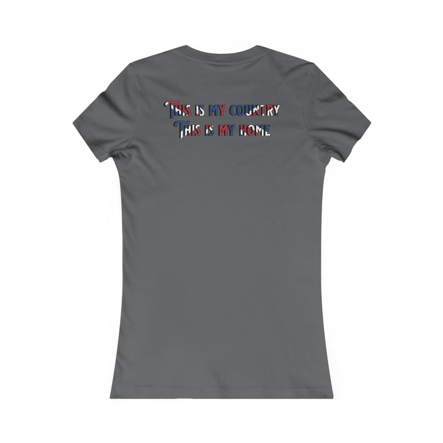 Union Jack Ladyfit Top (Front&Back)