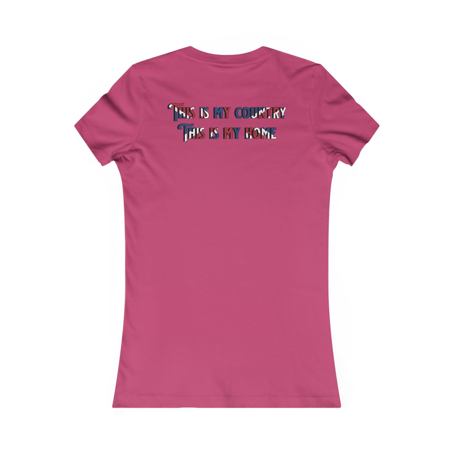 Union Jack Ladyfit Top (Front&Back)