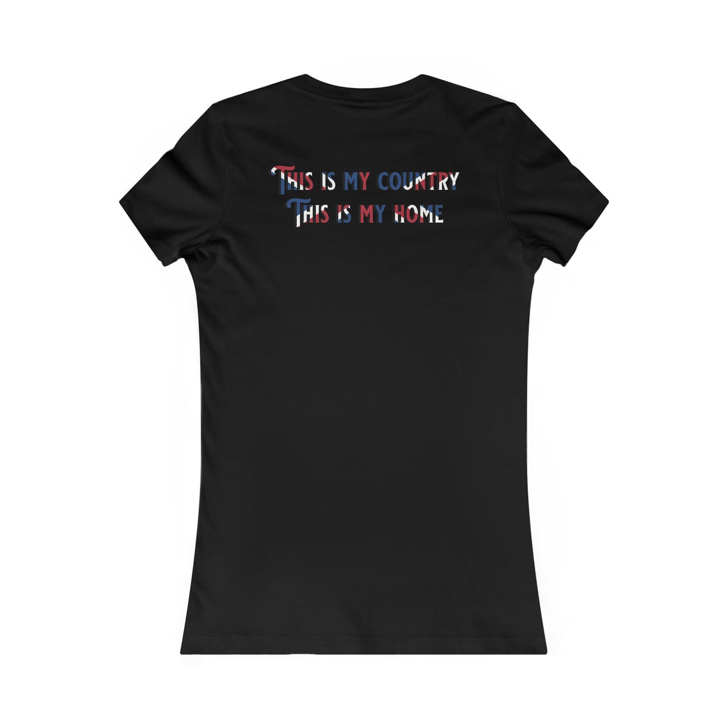 Union Jack Ladyfit Top (Front&Back)