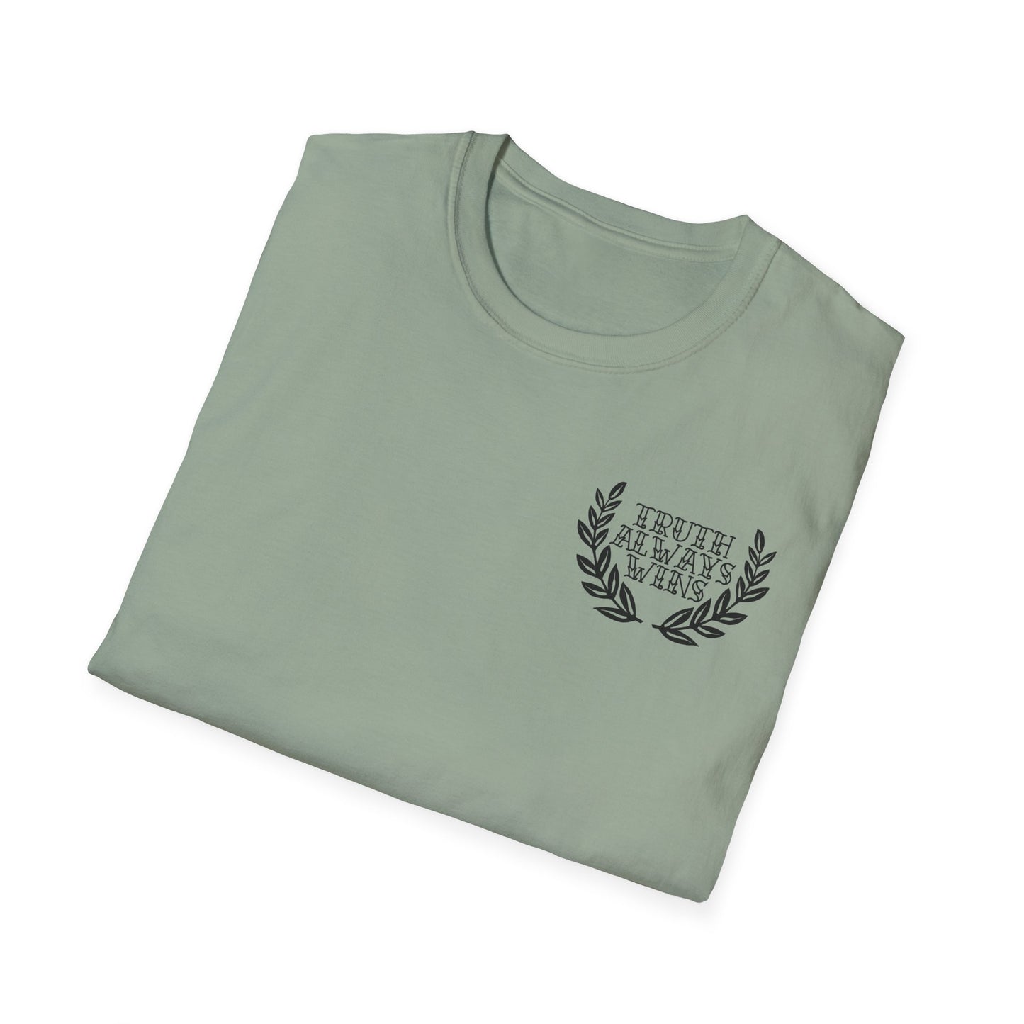 Truth Wins - Unisex Softstyle T-Shirt (Front&Back).