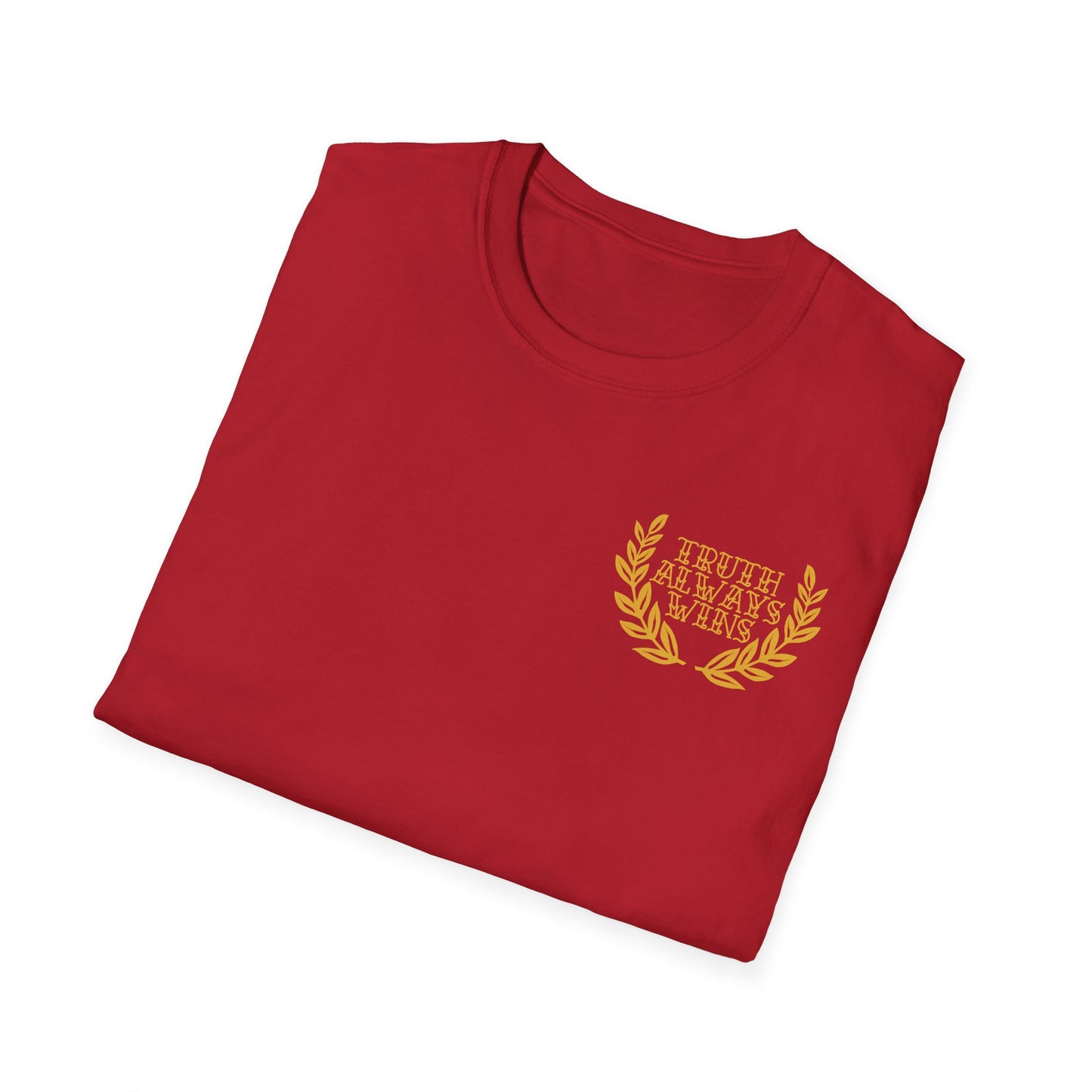 Truth Wins - Unisex Softstyle T-Shirt (Front&Back).