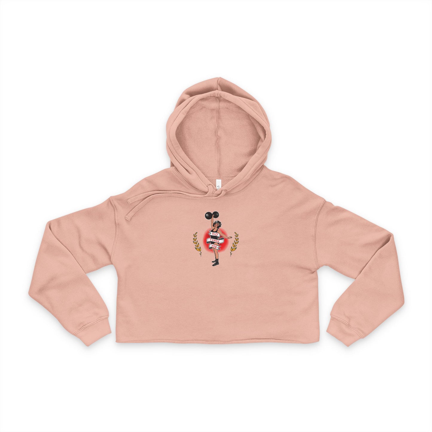 No Thank You - Women's Cropped Hoodie