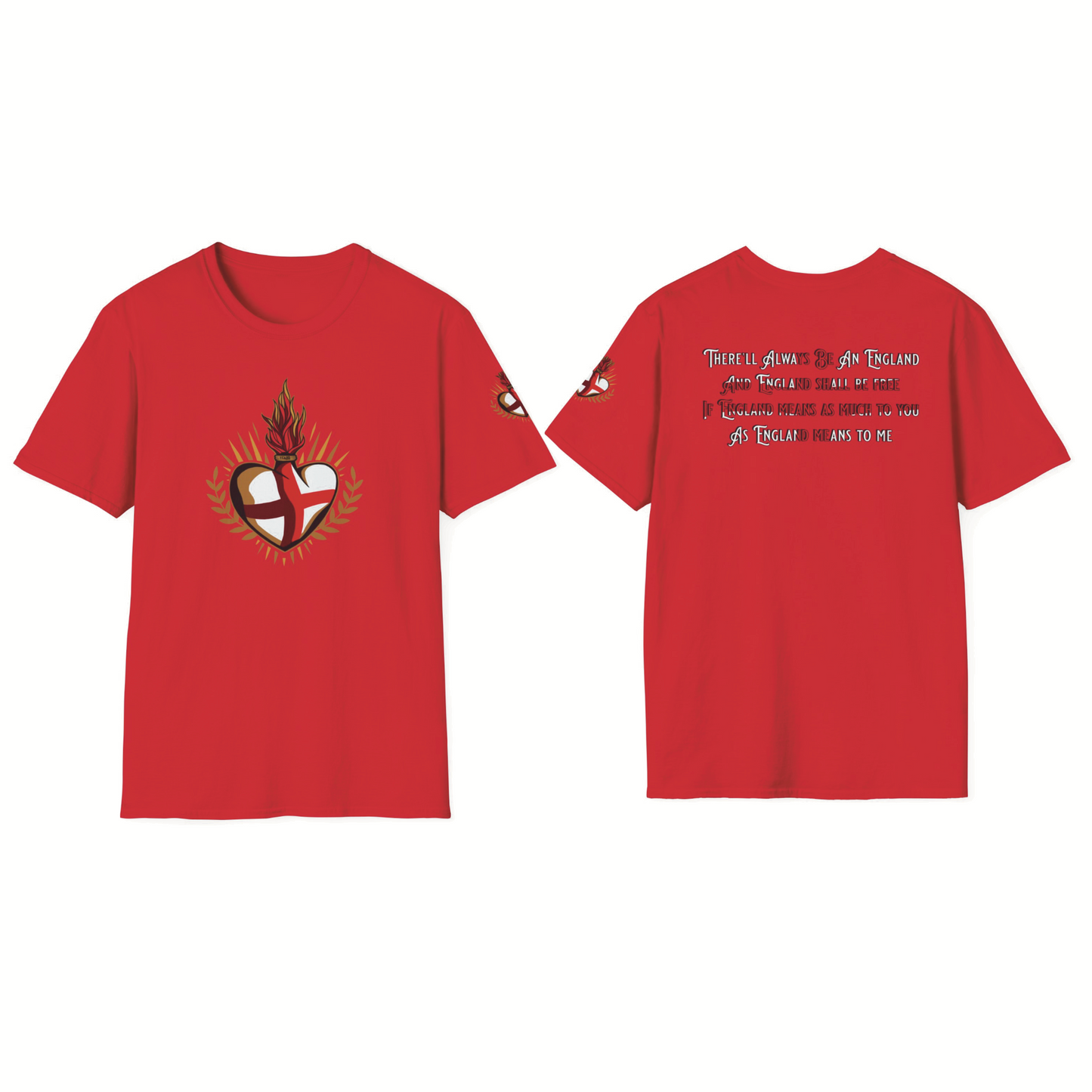 England T-Shirt (Front&Back)