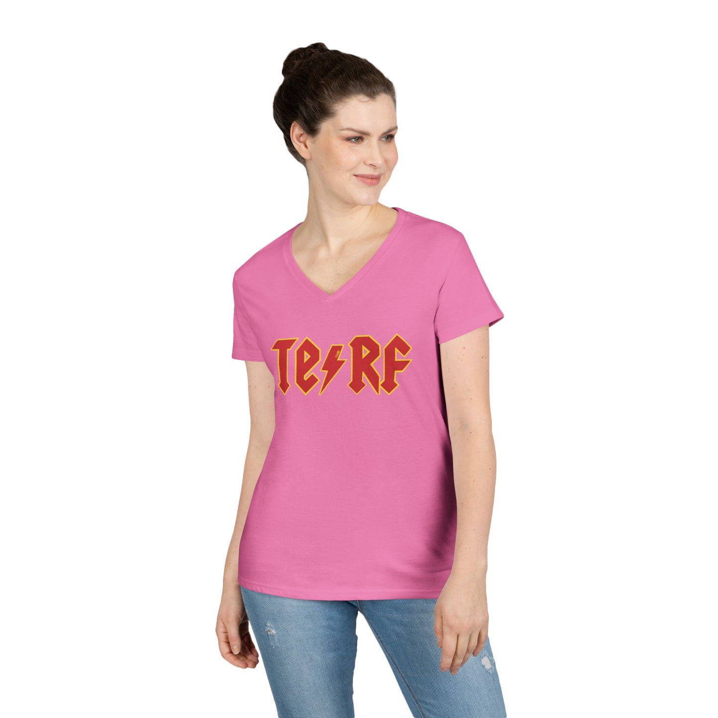 TE / RF - Women’s V-Neck T-Shirt