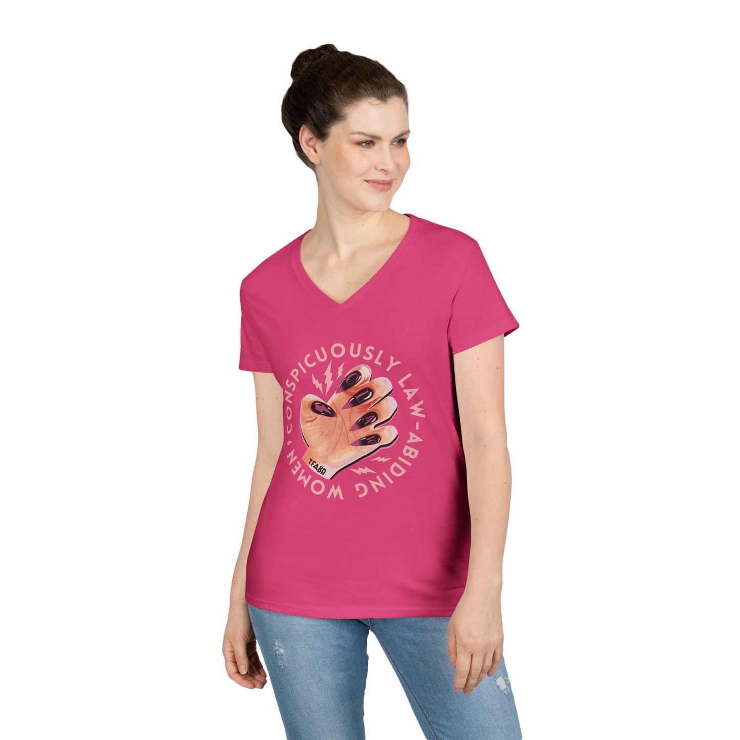 CLAW - Women’s V-Neck T-Shirt