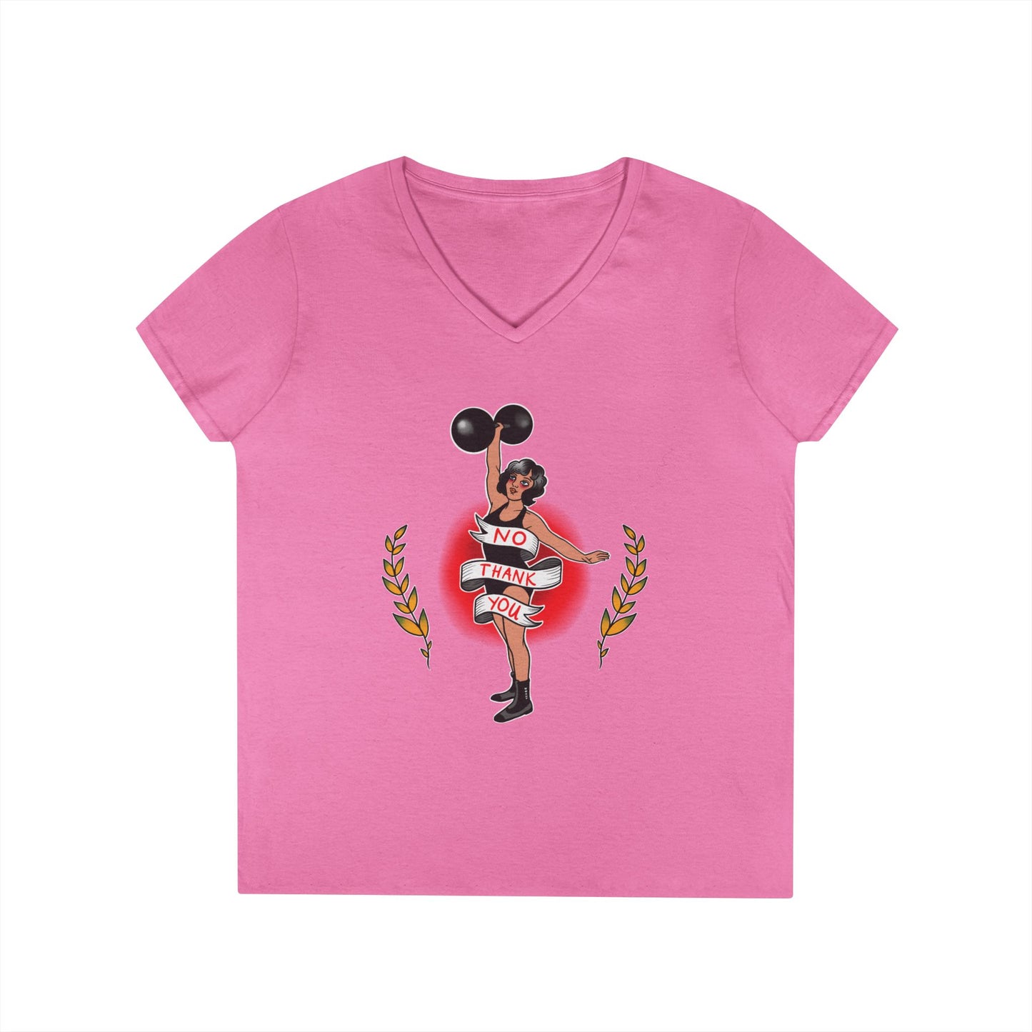No Thank You - Women’s V-Neck T-Shirt