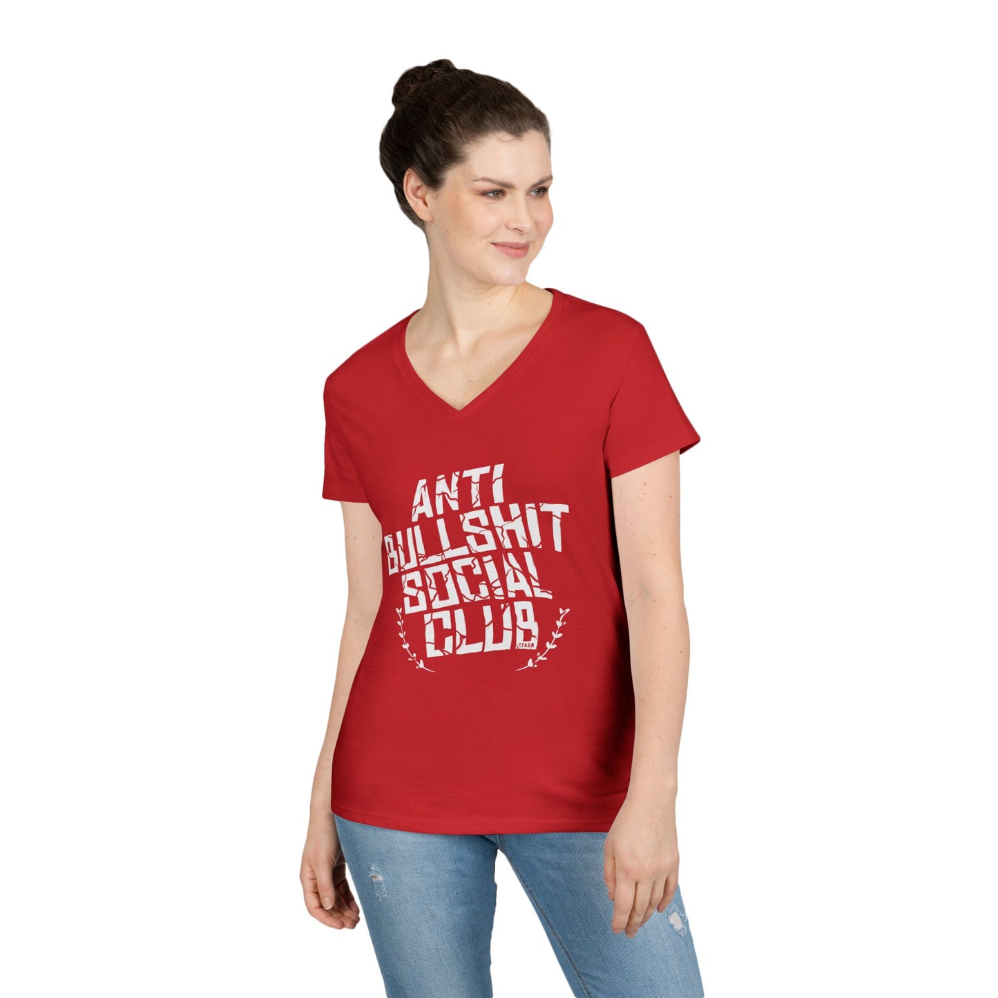 Anti BS Social Club -  V-Neck Ladies' T-Shirt