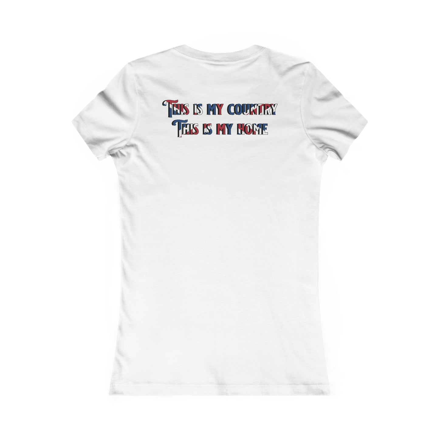 Union Jack Ladyfit Top (Left Chest)
