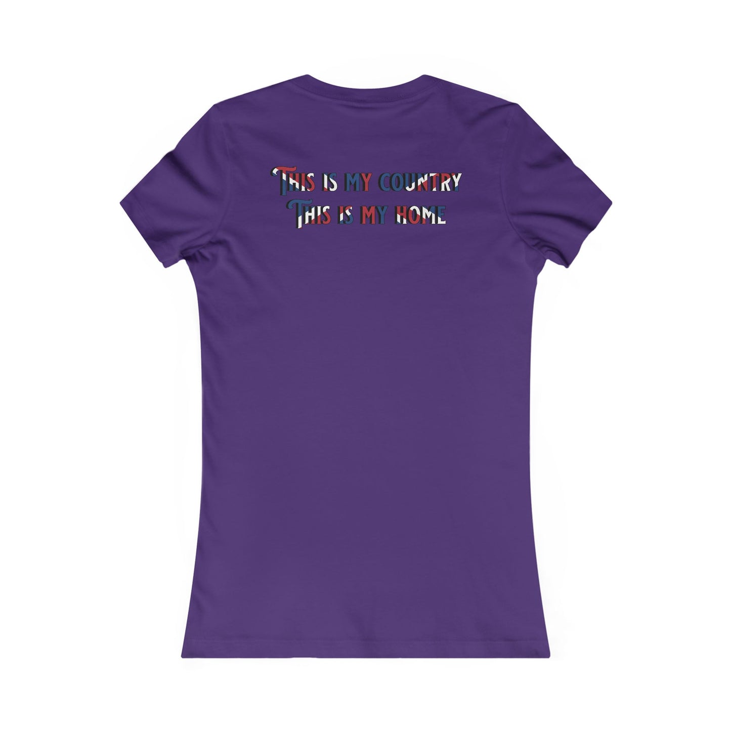 Union Jack Ladyfit Top (Left Chest)