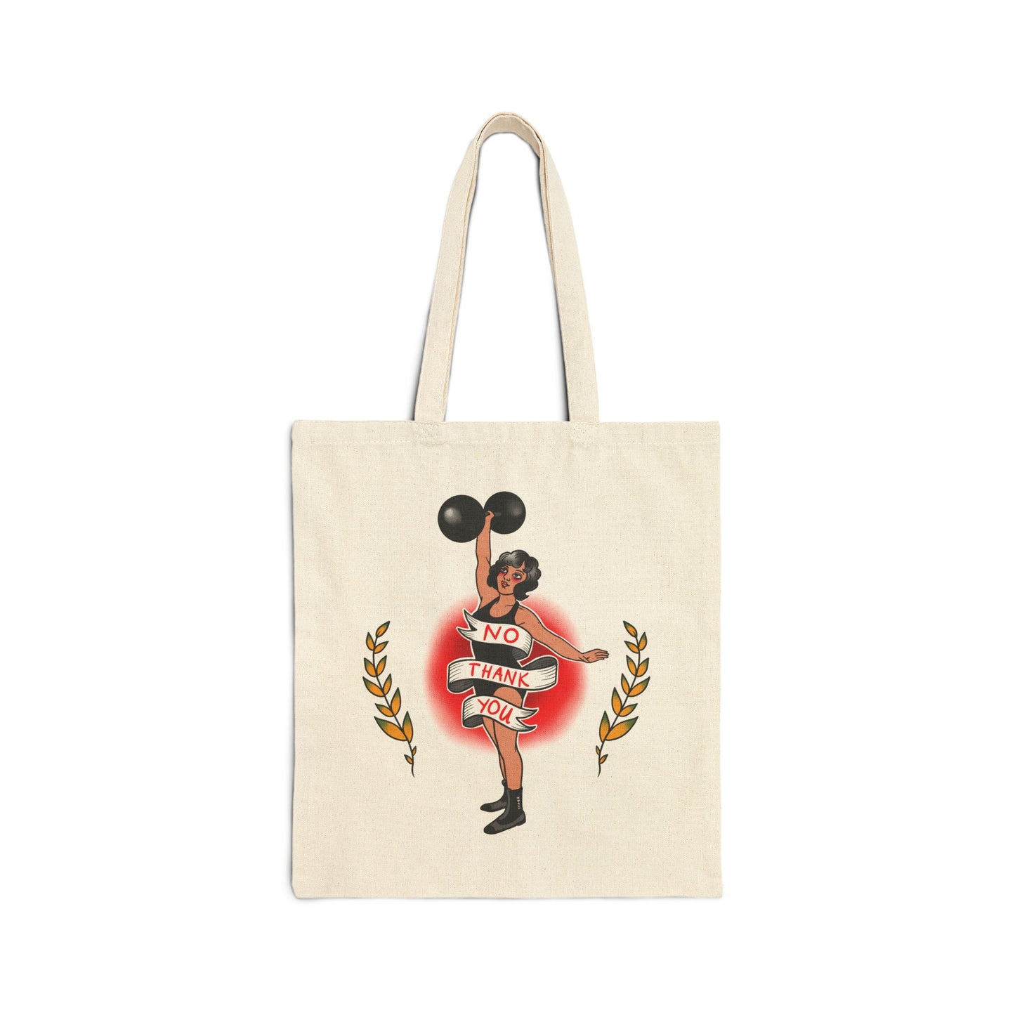 No Thank You - Cotton Canvas Tote Bag
