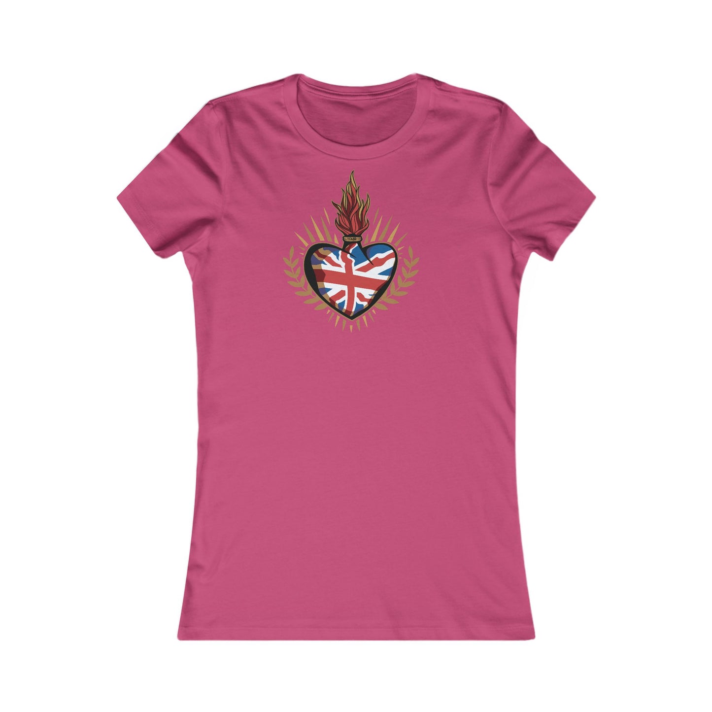 Union Jack Ladyfit Top
