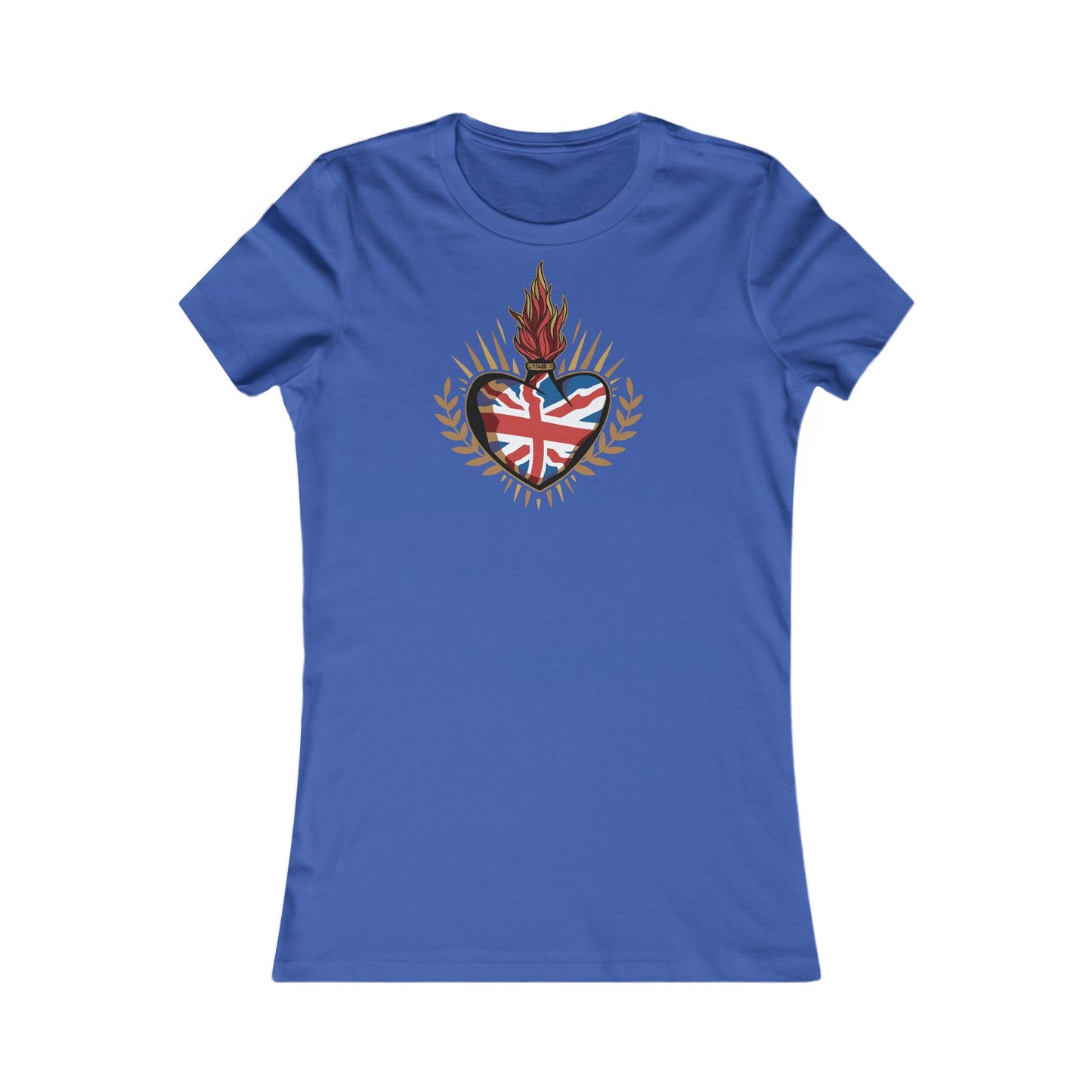 Union Jack Ladyfit Top