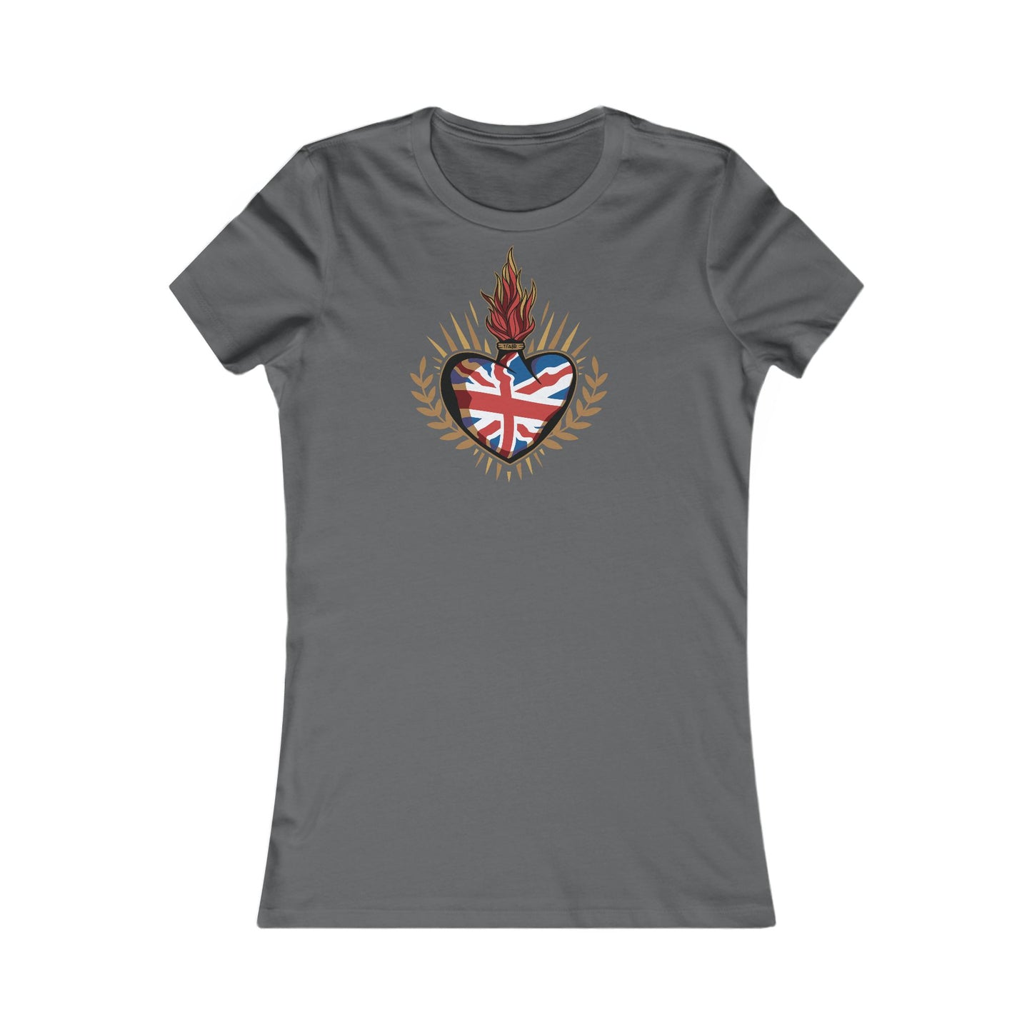 Union Jack Ladyfit Top