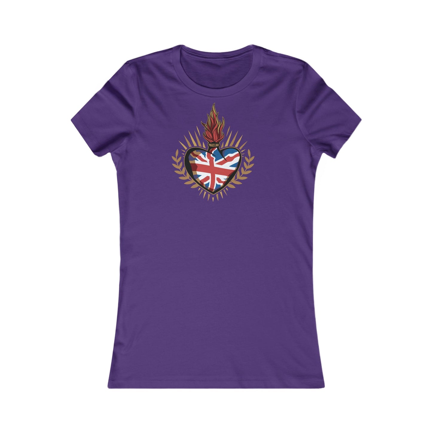 Union Jack Ladyfit Top