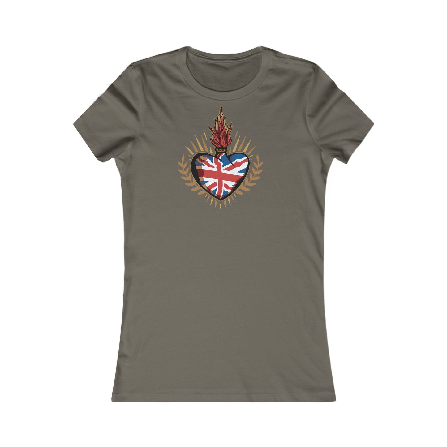 Union Jack Ladyfit Top