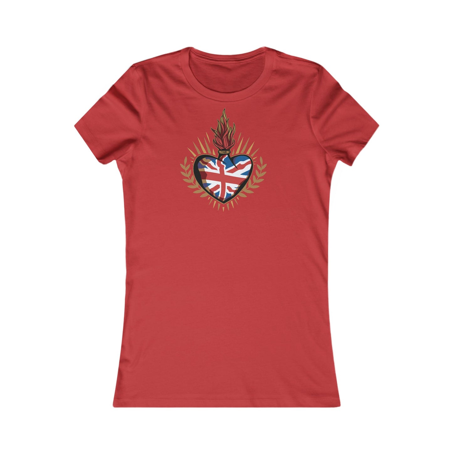 Union Jack Ladyfit Top