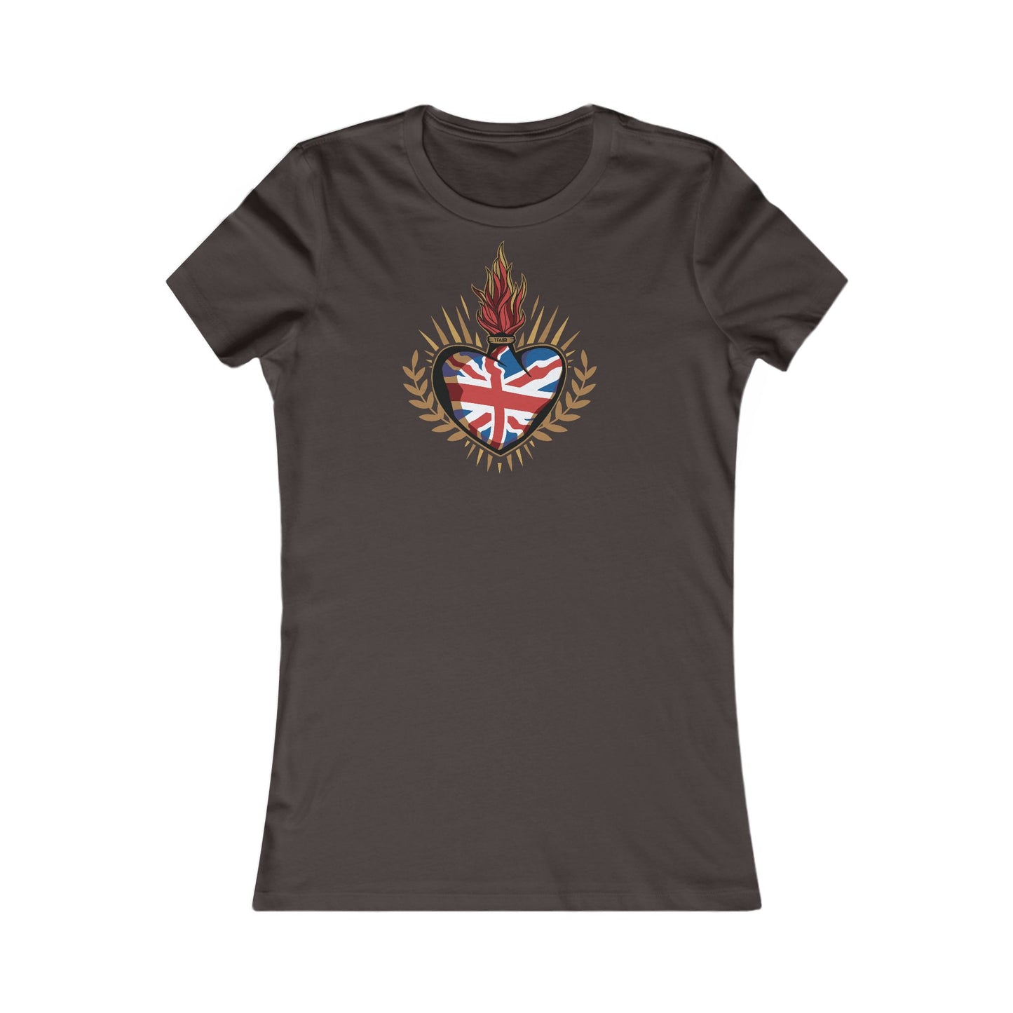 Union Jack Ladyfit Top