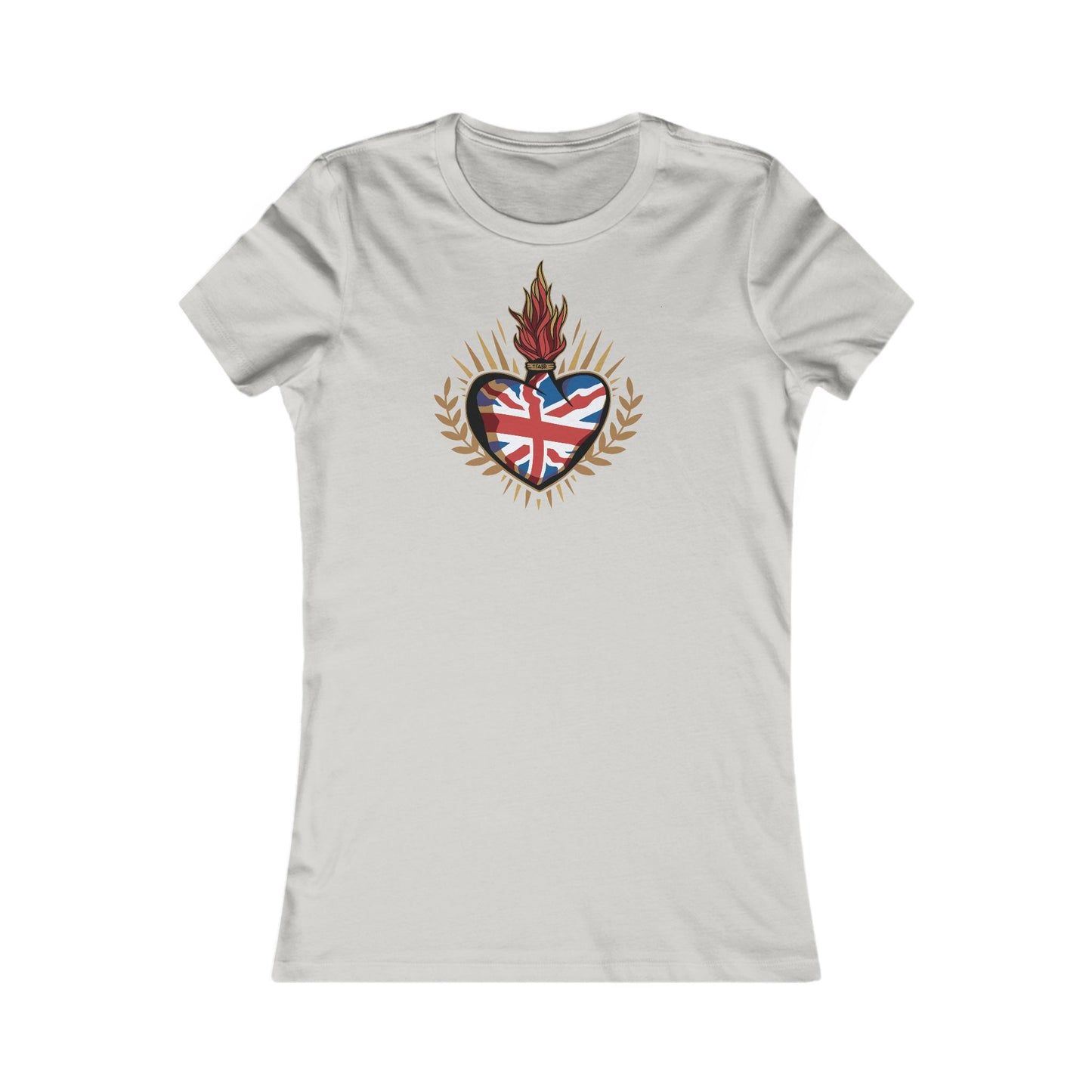Union Jack Ladyfit Top