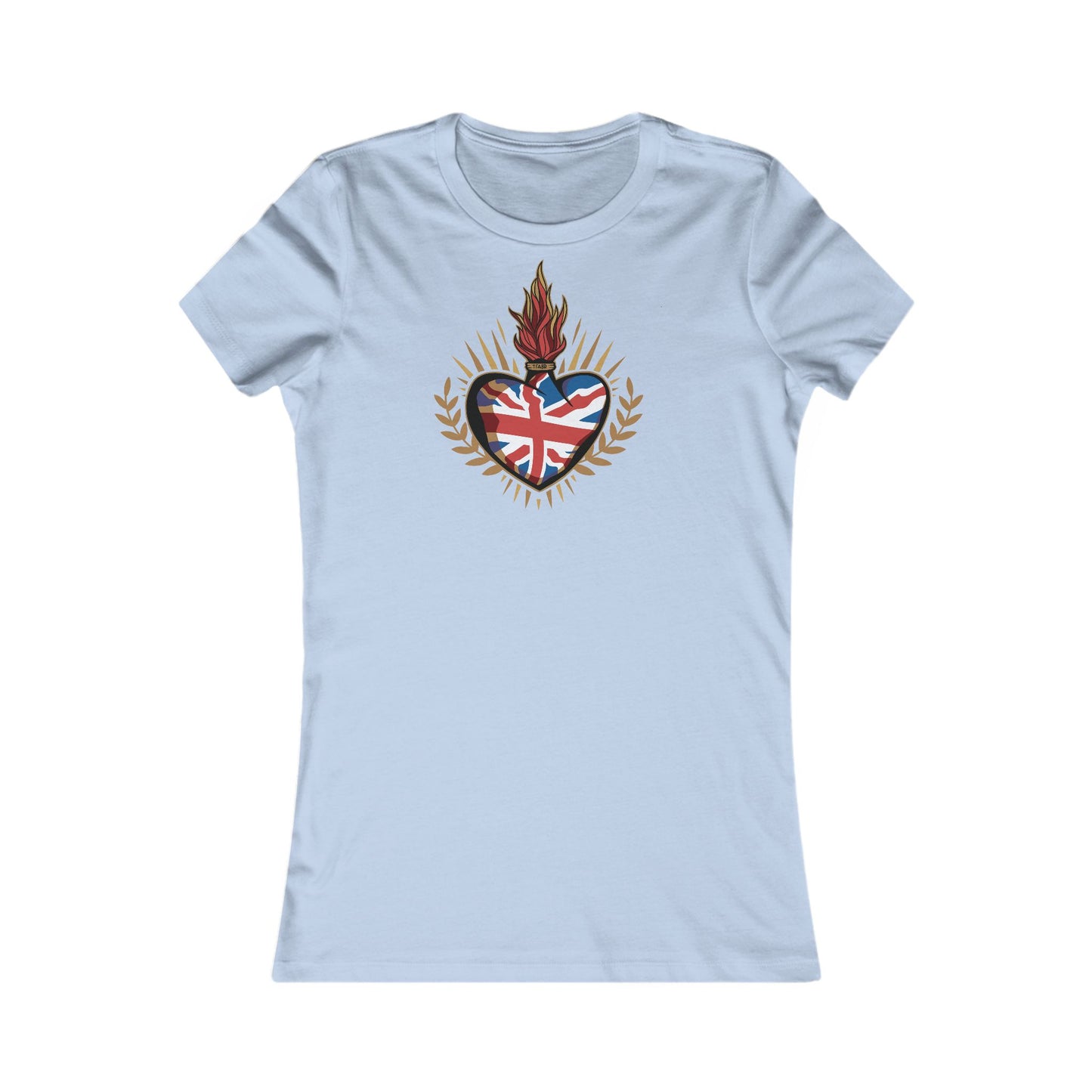 Union Jack Ladyfit Top