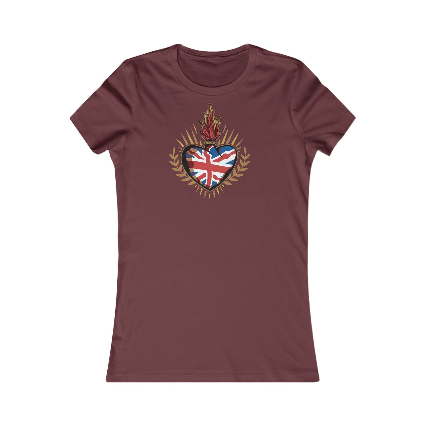 Union Jack Ladyfit Top