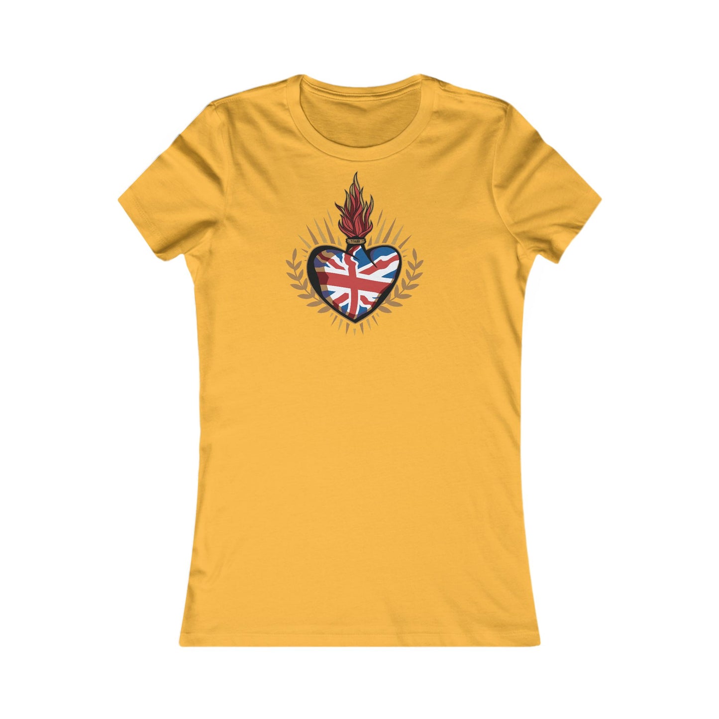 Union Jack Ladyfit Top