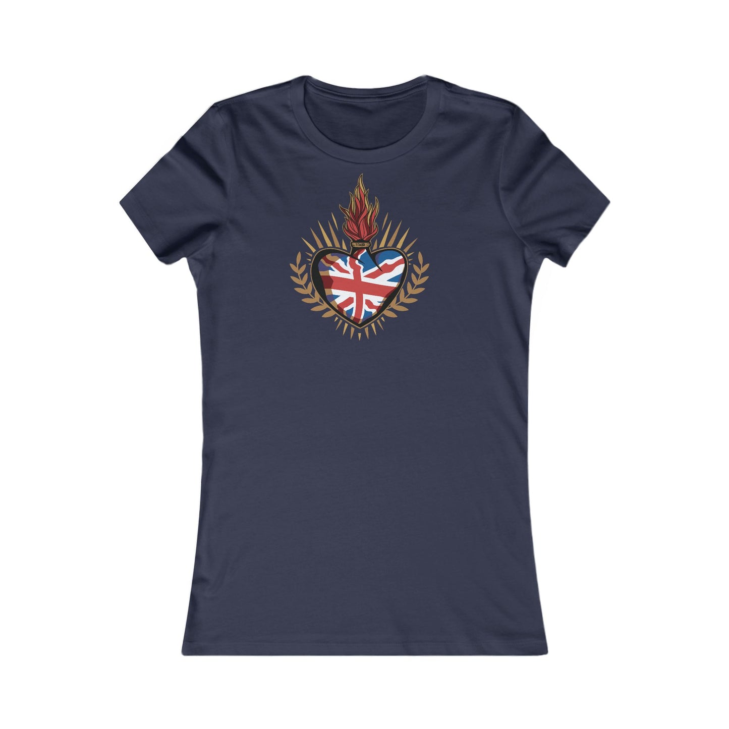 Union Jack Ladyfit Top