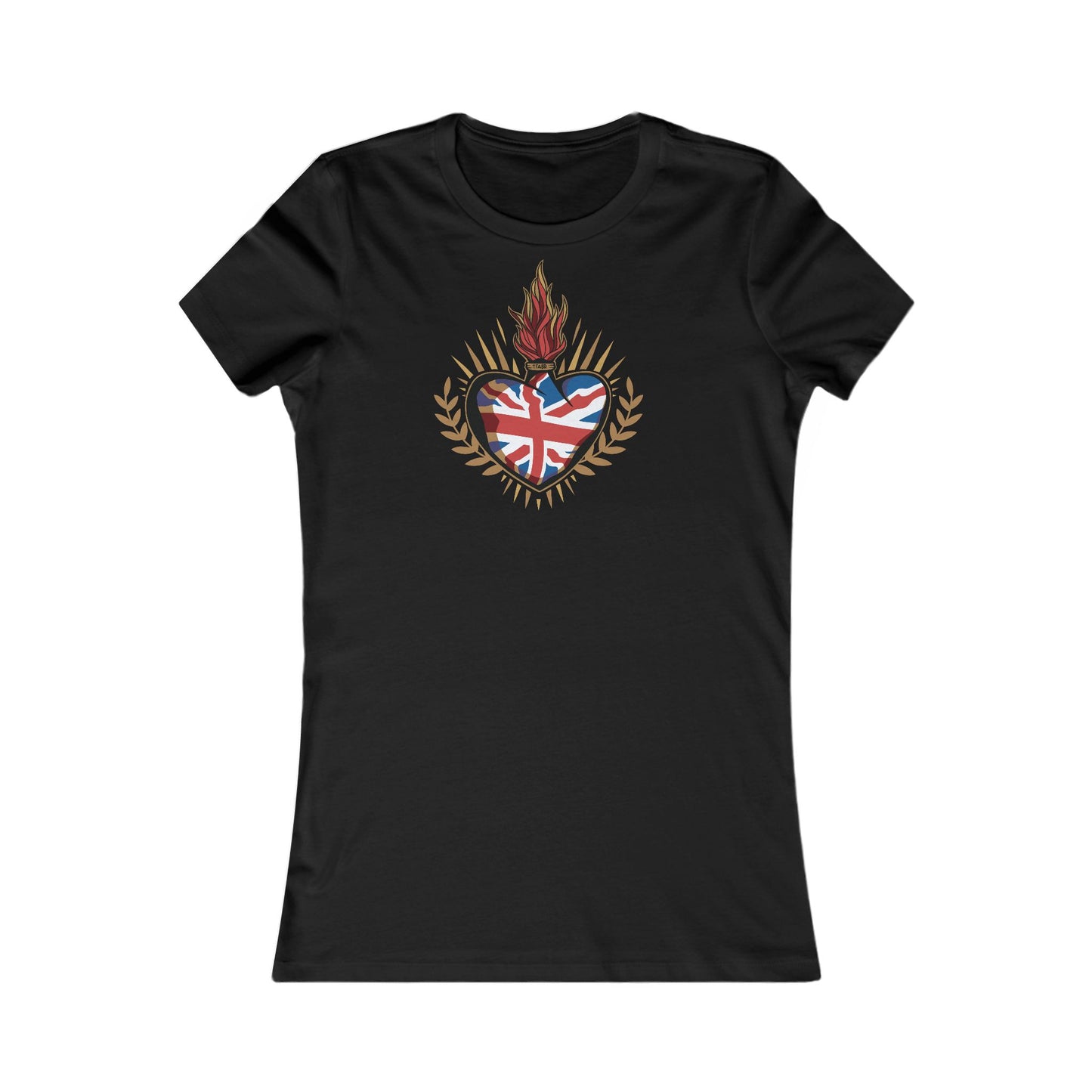 Union Jack Ladyfit Top