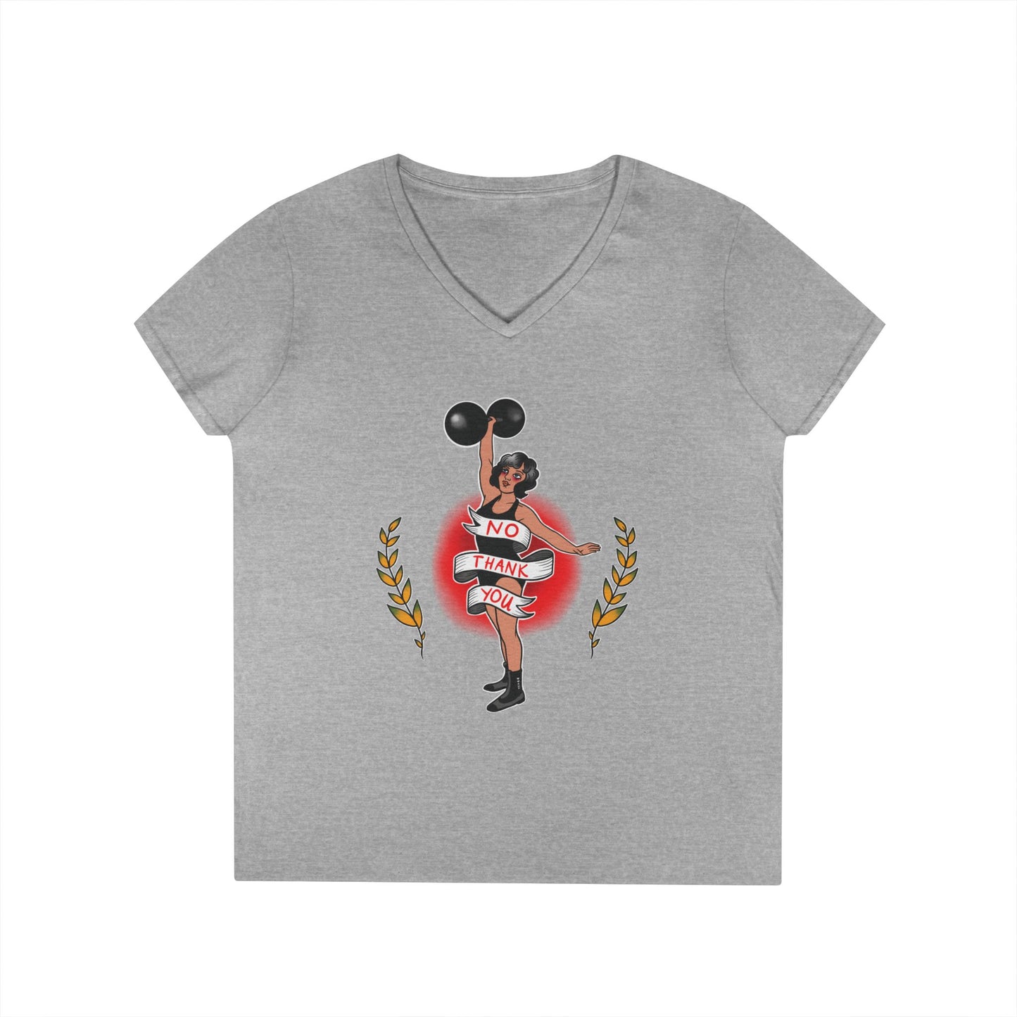 No Thank You - Women’s V-Neck T-Shirt